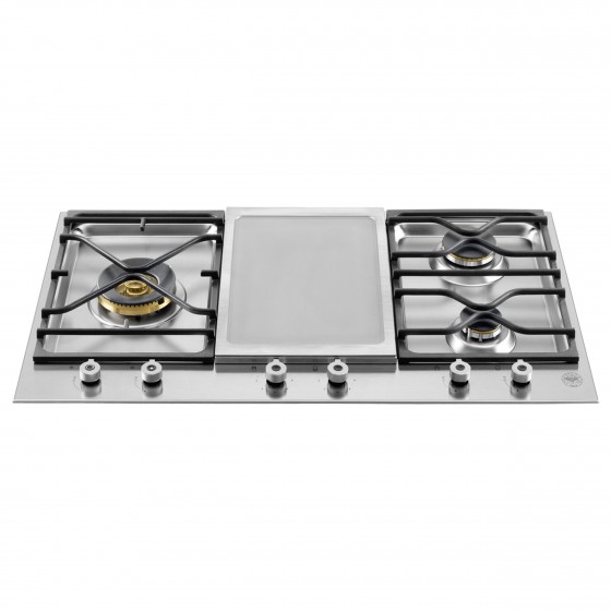 Bertazzoni PM36 3 0GX 89εκ. Aερίου Mε 3 Kαυστήρες + Grill Teppanyaki